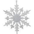 thumbnail image 2 of Christmas Decorative Transparent Sparkling Pink Acrylic Snowflake Pendant Gold Snowflake Pieces Christmas Tree Window Display, 2 of 4