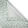 thumbnail image 4 of Ambesonne Ivory and Blue Window Valance, Victorian Flower, 54" X 18", Turquoise and Ivory, 4 of 5