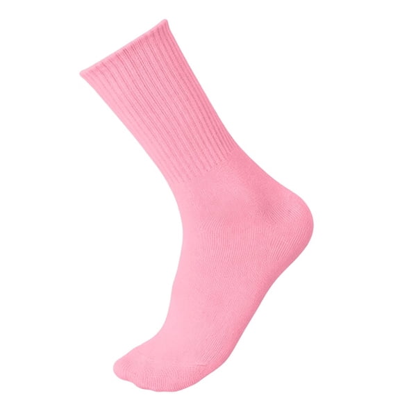 LckLvx Boys Girls Crew Socks Lightweight Athletic Running Socks Colorful Knit Calf Socks
