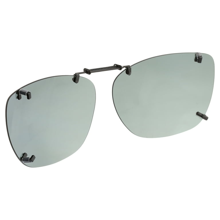 Polar Optics Unisex RECM 54 Plastic ClipOns Sunglasses Gray