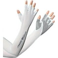 thumbnail image 4 of UV Protection Gloved Arm Sleeves for Men & Women Cycling Ice Arm Sleeve Fingerless Sun Compression Long Arm Cover, 4 of 10