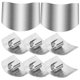 thumbnail image 5 of OUNONA 8Ud Protector De Dedos Reutilizable De Acero Inoxidable Para Cortar Verduras Utensilio Cocina, 5 of 8
