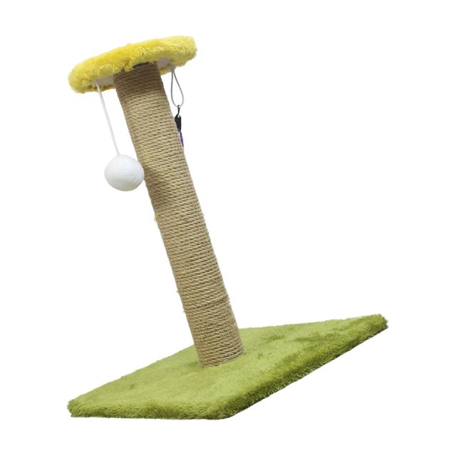Hi,Fancy Poteau à Griffer pour Chat Poteau à Griffer Cadeau Durable pour Chatons Fournitures Carré Vert