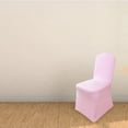 thumbnail image 5 of 4pcs Stretch Spandex Chair Cover Soft Chair Cover for Wedding Party Dining Banquet Event - Pink, 5 of 5
