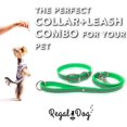 thumbnail image 3 of Heavy Duty Reflective Dog Collar \u Adjustable and with Durable Metal Buckle and Rings Odor chew Dog Collar for Small Medium and Large Dogs (Large Pink), 3 of 9