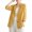 Yellow, variant on Vedolay Fall Tops for Women Womens Fashion 2023 Casual Long Sleeve Open Front Work Blazer Jackets with Pockets,Yellow M