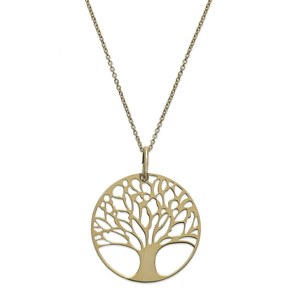 Giani Bernini Collier Pendentif Arbre de Vie en Or 24k sur Argent Sterling