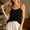 Black, variant on Women's Solid Round Neck Sleeveless Slouch Blouse Top Casual Everyday Wear