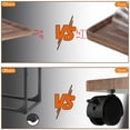 thumbnail image 6 of C Shaped End Table For Couch  Adjustable Height Side With Wheels Tv Trays Sofa Bedroom Living Room Small Spaces, 6 of 7