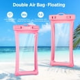 thumbnail image 3 of Funda impermeable para teléfono CACOE, flotante, universal, paquete de 2, 3 of 7