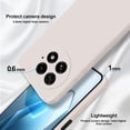 thumbnail image 3 of SHILIU-Silicone Case Compatible with Oneplus 13, Full Body Silky Soft Touch Phone Case with Camera Protection, Shockproof Cover with Microfiber Lining, Off White, 3 of 4