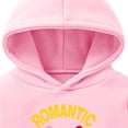 thumbnail image 3 of Bixock Toddler Girls Graphic Hoodies Long Sleeve Tops Crew Neck Pullover Tops Solid Color Print Casual Sweatshirt Warm Soft Windproof Daily Wear Girls Clothings, 3 of 5
