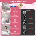 thumbnail image 4 of Cat Carrier Backpack Expandable Cool-Ventilated Pet Carrier Backpack for Cats and Small Dog Puppies Outdoor Travel Bag for Pets, Pink, 4 of 8