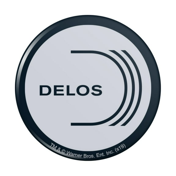 Westworld Delos Logo Pinback Button Pin