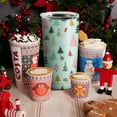 Christmas Tree Skinny Tumbler with Lid and Straw, 20 oz Merry Christmas