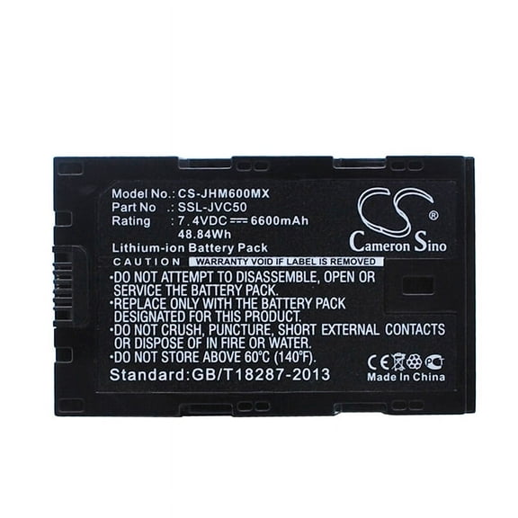 5200mAh JVC SSL-JVC50 Battery for GY-HM600EC GY-HM600E GY-LS300CHE GY-HM200 GY-HMQ10 GY-HM600 GY-HM650EC GY-HMQ10E GY-HM650