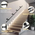 thumbnail image 2 of Barandal Escalera Pasamanos Barra Soporte Seguridad Pared 3m, 2 of 8