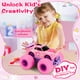 thumbnail image 4 of Coche a control remoto Drefirsa Princess Pink Monster Truck, 4 of 8