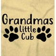 thumbnail image 2 of Grandmas Little Cub Grandchild Paws Romper Boys or Girls Infant Baby Brisco Brands 12M, 2 of 6
