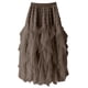 thumbnail image 1 of Falda de Malla para las Mujeres Ruffle Irregular Hem Estilo Verano Casual Beach Party, 1 of 5