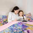 thumbnail image 5 of Feelyou Blooming Groovy Flower Bedding Comforter Set, Rustic Daisy Floral Plant Twin Comforter Sets, Modern Artwork Reversible Bedding Set, Lightweight Room Decor, 2 Pieces, 5 of 8