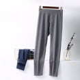 thumbnail image 2 of Blekii Men's Thermal Leggings, Fleece Lined Base Layer Pants for Winter, Thickened Warm Tights for Under Clothes, Slim Fit Compression Pants, Essential Cold Weather Layer for, 2 of 4