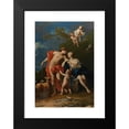 thumbnail image 2 of Jacopo Amigoni 18x24 Black Modern Framed Museum Art Print Titled - Venus and Adonis, 2 of 5