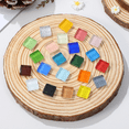 thumbnail image 6 of 1200 Pcs Mosaic Tiles for DIY Crafts Crystal Glass Marseille Square Shape Gems Brick Flat Marbles, 6 of 6