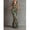 Green, variant on Cévolie Womens Sleeveless V-Neck Green Animal Print Maxi Dress