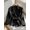Black, variant on Women's Trench Coat Jacket, Long Sleeve Button Detail Cinched Waist Elegant Casual Outerwear for Fall and Winter