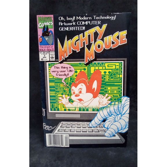 Pre-Owned Mighty Mouse #7 1991 Marvel Comics Comic Book