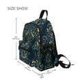 thumbnail image 3 of FORMRS School Backpack with Front Zippered Pocket 12" Student Travel Daypack, Shadowy Forest Pattern, 3 of 6