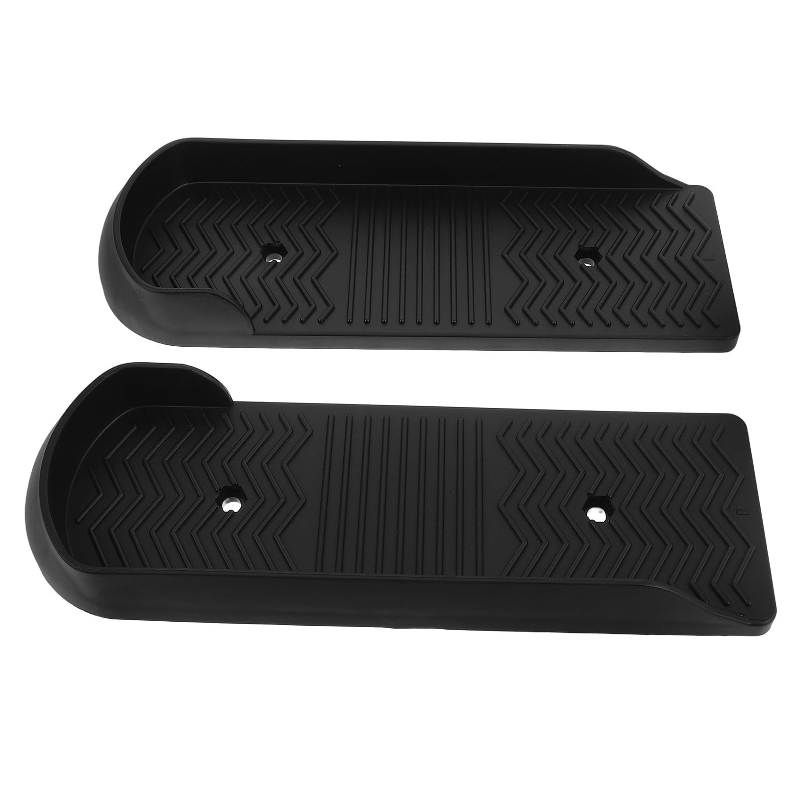 Amosfun Rowing Machine Foot Pedals Black Replacement Pair with M10 Hole