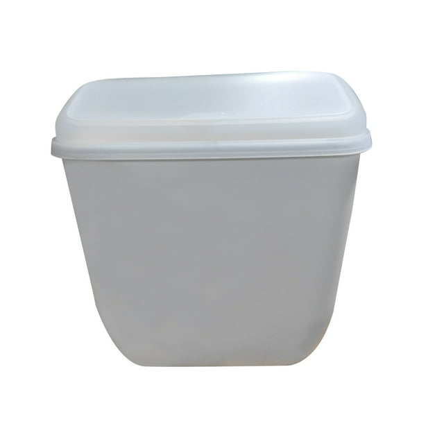 mmirethe Garbage Bin Wall-Mounted Trash Storage Box Plastic Waste Case Home Bathroom Organizer Supplies