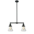 thumbnail image 5 of Innovations Lighting 209 Bellmont Bellmont 2 Light 21" Wide Linear Chandelier / Semi-Flush, 5 of 7