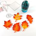 thumbnail image 3 of Koszal Christmas DIY Maple Leaf Shape Silicone Epoxy Coaster Xmas Decoration Craft Mold, 3 of 7
