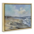thumbnail image 2 of Stupell Industries Contemporary Serene Morning Beach Waves Gold Floating Frame Canvas Art, 31 x 25, by Silvia Vassileva, 2 of 8