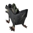 thumbnail image 3 of Boxy Black Metal Urban Alligator Indoor/Outdoor Sculpture, 3 of 4