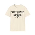 thumbnail image 2 of West Coast Swing Dancing Couple WCS Dancer Unisex Softstyle T-Shirt, 2 of 7