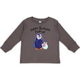 thumbnail image 3 of Inktastic Happy Birthday, Nana- Cute Penguins Boys or Girls Long Sleeve Toddler T-Shirt, 3 of 5