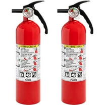 Kidde 1A:10B:C Recreational Fire Extinguisher with Wall hanger, Red, 3.25" x 3.25" x 13.75", 2 Count