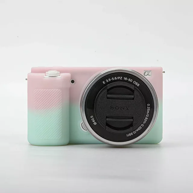 GadgetCom Étui de Remplacement Compatible avec Sony ZV-E10 ZVE10, Étui de Protection en Silicone pour Appareil Photo