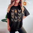 thumbnail image 4 of Njoeus Plus Size Tops for Women T Shirts for Women Womens Summer Funny Graphic Tees Shirts Loose Fitted Tunic Tops for Women Trendy 2024 Cute Tshirts Short Sleeve T-Shirts S-Xxl Vacation Outfits for W, 4 of 6