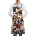 thumbnail image 2 of Zufioo Cute Forest Mushrooms for Lock Hem Apron with Pockets, Stain and Oil Proof Tie-down Apron for Cooking Barbecue Restaurant, Unisex-One Size, 2 of 9