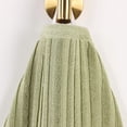 thumbnail image 6 of Superior Soho Ribbed Cotton Absorbent Bath Towel Set of 2, Sage, 6 of 9