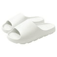 thumbnail image 6 of IUJSOY Cloud Slides for Women Pillow Slippers Chunky Slip on Shoes Quick Drying Bathroom Sandals, 6 of 8