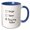 Blue/White, variant on 3drose, Single Taken Busy Being Fabulous Funny Checkbox Relationship Status, 11oz Mug