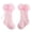 Gwz65-Pink, variant on Toddler Girls Ribbed Knit Knee High Socks Large Satin Tulle Bow Decor Princess Dress Socks for Wedding Birthday Party Daily Matching Outfits,Sizes 0-12 Months
