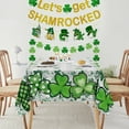thumbnail image 5 of St. Patrick''s Day Tablecloth Rectangle 60x84 Inch, Shamrock Tablecloth Buffalo Plaid Eucalyptus Table Cloth Decor for Dinner Party Picnic, 5 of 6