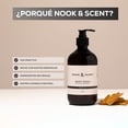 thumbnail image 3 of Body Wash Santal | 500 ml | Limpieza e Hidrataci&oacute;n | Libre de Sulfatos y Parabenos, Vegano, Aceites esenciales, Aroma Amaderado y Sofisticado | Gel de Ba&ntilde;o Nook & Scent, 3 of 7